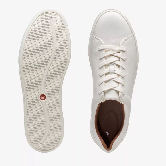 CLARKS - Un Costa Lace - White Leather - Picture 1 of 7